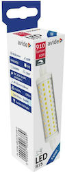 Avide ABR7SCW10W-D Λάμπα LED για Ντουί R7S Ψυχρό Λευκό 910lm Dimmable ABR7SCW10W-D