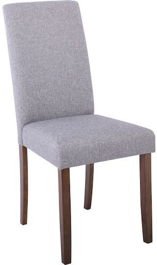 Optimal Dining Room Fabric Chair Grey 43x54x93cm 2pcs