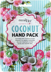 Derma V10 Coconut Pack Moisturizing Mask for Hands 1 Pair