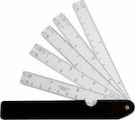 Aristo Χάρακας Πλαστικός 15cm Υποδεκάμετρο Βεντάλια