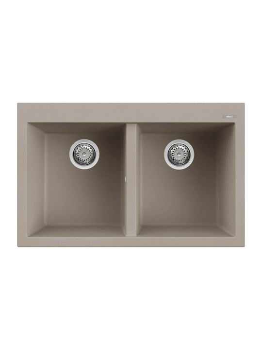 Elleci Quadra 350 Granitek LGQ35043 Drop-In Мив...