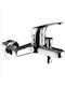 Clever Panam Evo Urban Mixing Bathtub Shower Faucet Silver