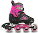Roxa Heart Alu Kid Inline Αυξομειούμενα Rollers Μαύρα Παιδικά