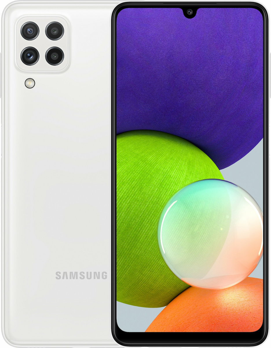 Samsung Galaxy A22 4G (128GB) White - Skroutz.gr