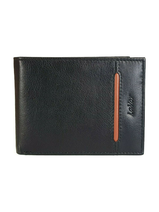 Lavor Men's Leather Wallet with RFID Black