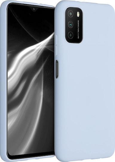 KWmobile Back Cover Silicon Albastru deschis (Poco M3 / Redmi 9T)