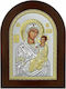 Prince Silvero Silver Holy Mary Icon 26x20cm