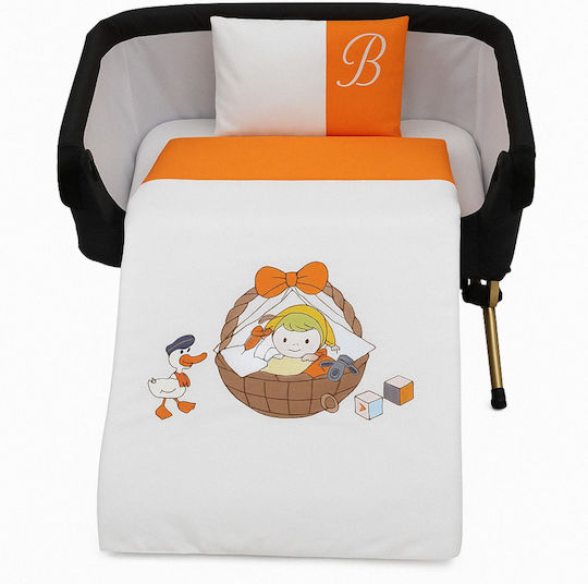 Beboulino Set Pentru Patut New Baby Portocaliu 3buc piese