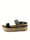 99021-43 Women's Flat Sandals Black