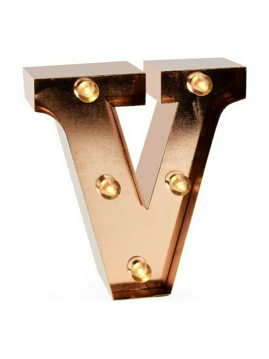 Legami Milano Decorative Lamp Letter LED Copper