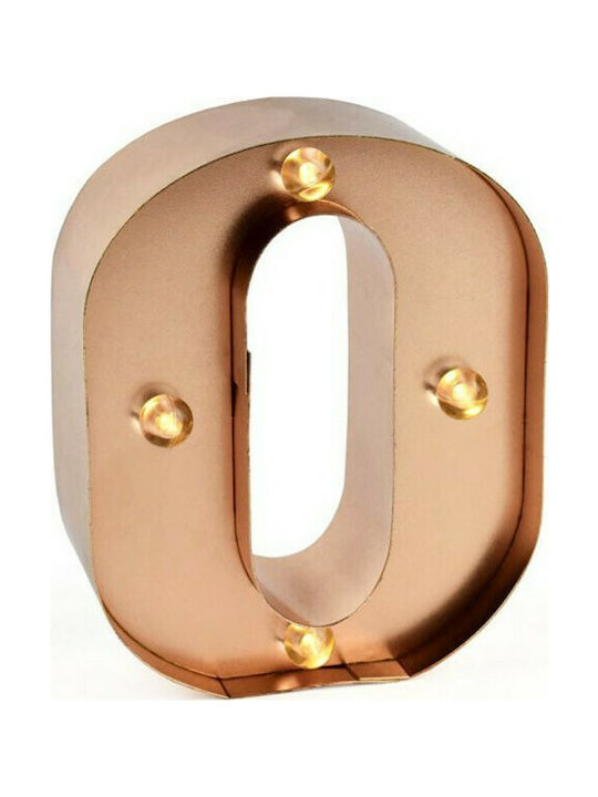 Legami Milano Decorative Lamp Letter LED Battery Copper