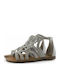 Xti Women's Flat Sandals in Gray Color