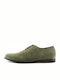 Fentini 0014 Men's Leather Casual Shoes Green