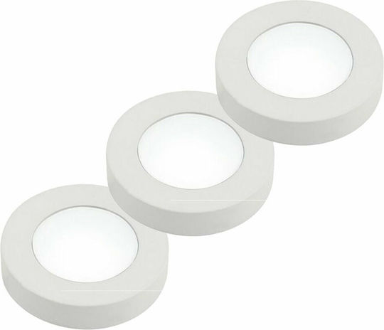 Fan Europe Intec Triplu Spot Led Alb