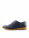 Fentini 546 Men's Leather Casual Shoes Blue