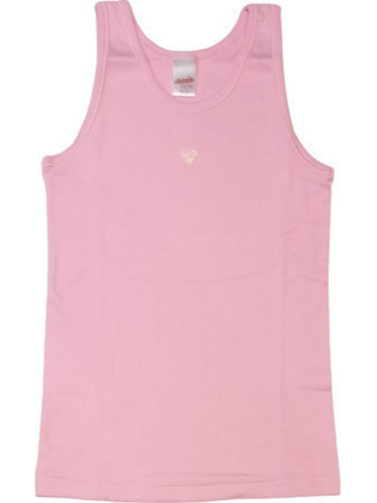 Minerva Kinder Unterhemd Tank-Top Rosa 1Stück