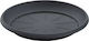 Atmosphera Topfplatten Kunststoff Schwarz 23x23cm
