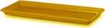 Atmosphera 340P Rectangular Plate Planter Yellow 35x15cm