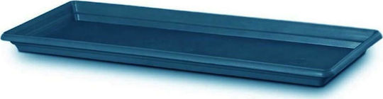 Atmosphera Plastic Planter Pot Aegean Blue 35x15cm