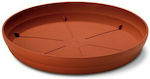 Atmosphera 203P Round Plate Pot Orange 26x26cm