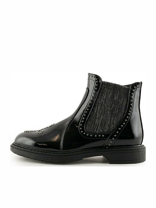 Kids Boots with Zipper Black