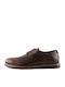 Nicon Footwear Co. 303 Men's Leather Casual Shoes Brown