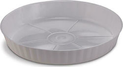 Atmosphera Ionian Round Plate Pot Plastic White...