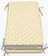 Beboulino Stars Πάντα Κλασική Εσωτερική Beige Grey 70x140cm
