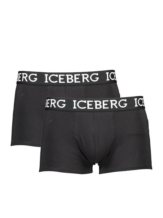 ICE1UTR02 Ανδρικά Μποξεράκια Μαύρα 2Pack