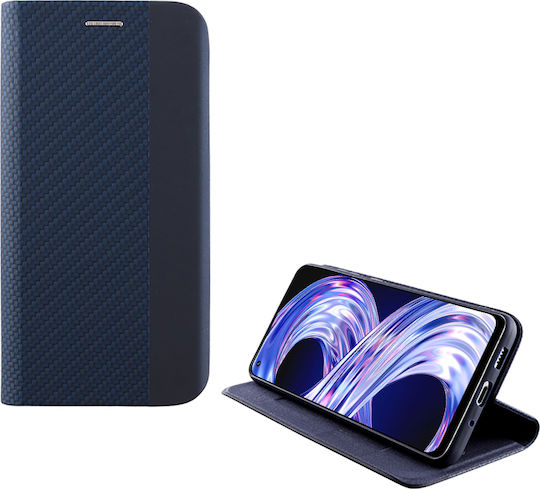 Idol 1991 Elite Anti-RFID Book Piele artificială Albastru (Realme 8 5G)