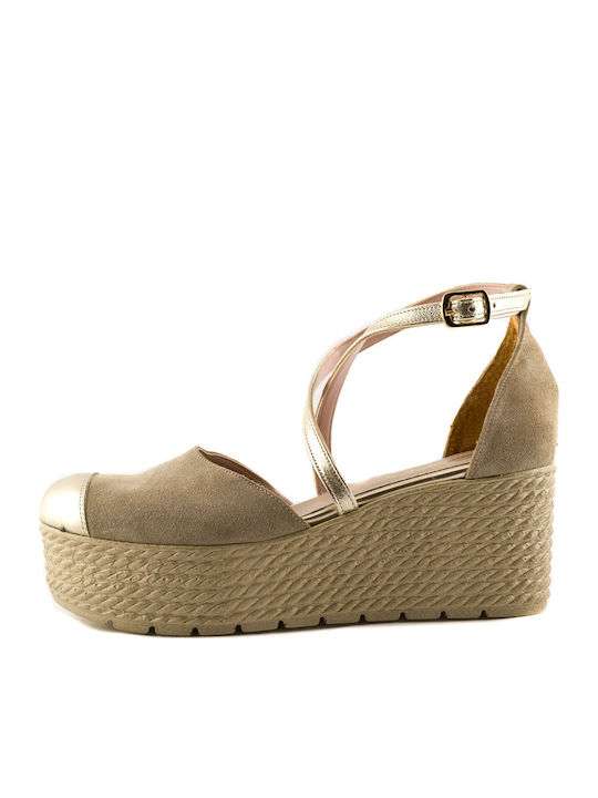 Juliet Dunn 501 Πλατφόρμες Beige