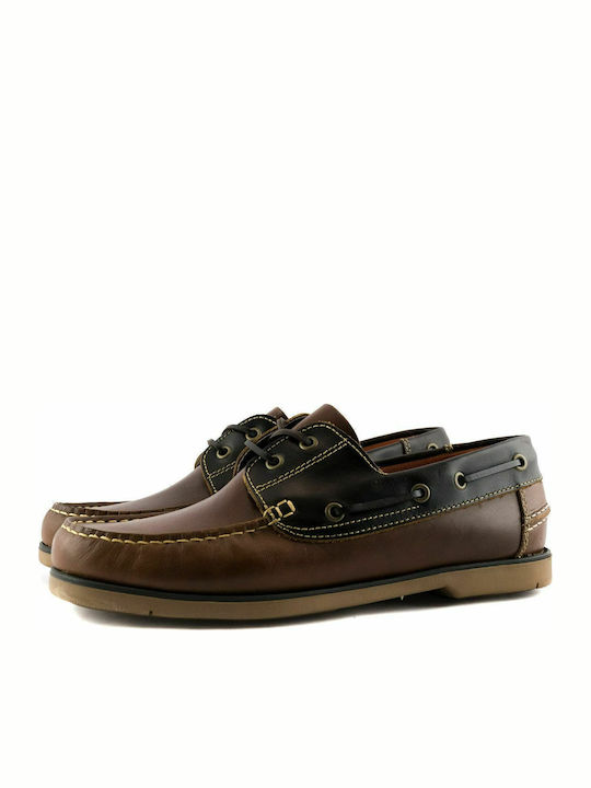 Romeo Gigli 104 Leder Herren Mokassins in Tabac...