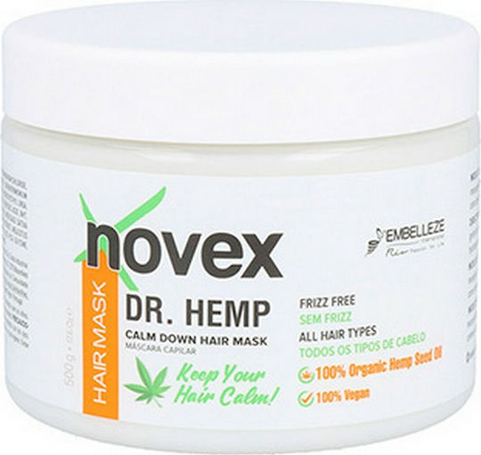 Novex Hair Care Dr Hemp Calm Down Hair Mask for Anti-Frizz with Cannabis 500gr