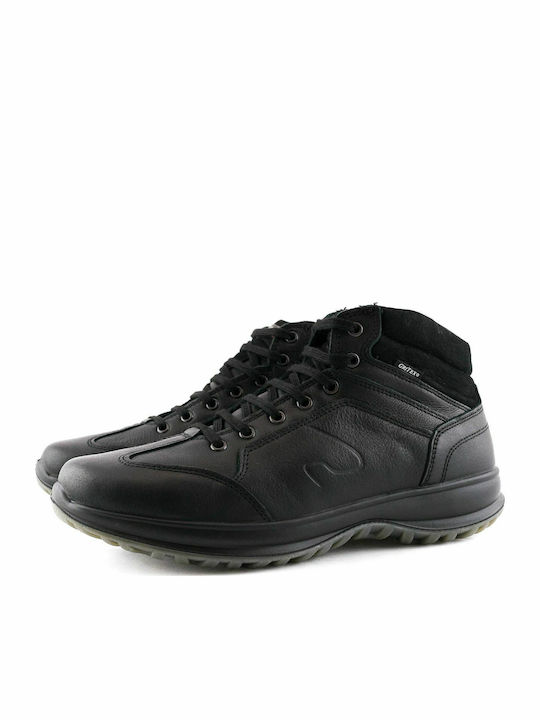 Grisport Leather Black Men's Boots Anatomical