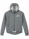 Athletic Kids Cardigan Cotton with Hood Gray Sportswear Club