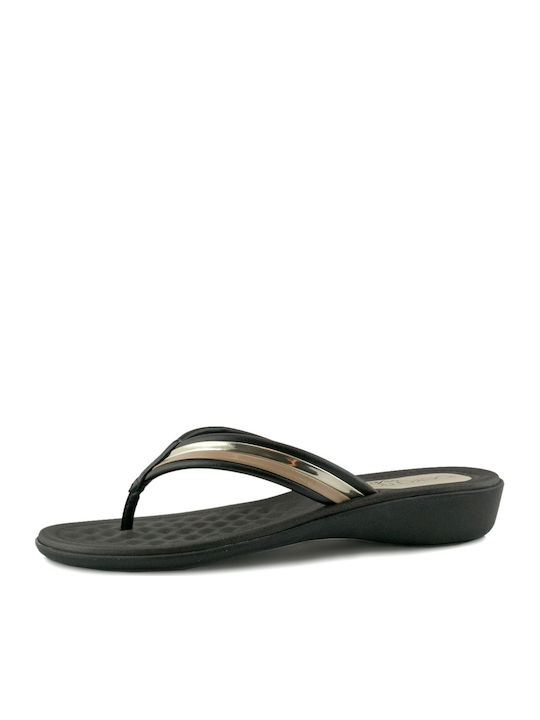 Beira Rio 8224-604 Women's Flip Flops Black