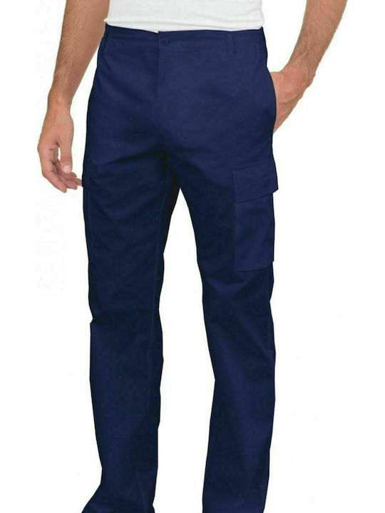 ΠΑΝΤΕΛΟΝΙ ΕΡΓΑΣΙΑΣ SIGGI DERBY TROUSERS ΜΠΛΕ