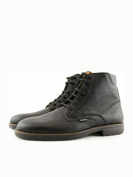 Nicon Footwear Co. 901 Leather Black Men's Boots