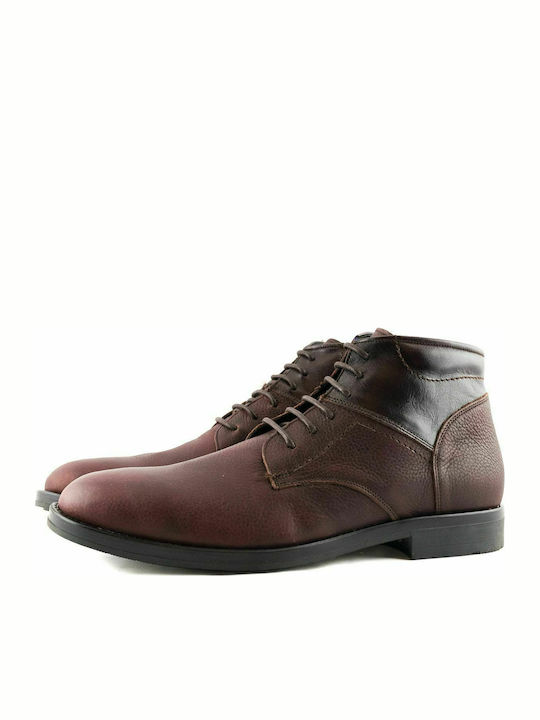 Antonio Shoes 1024 Men's Leather Boots Burgundy