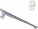 Element-System ES2 L380mm Rack Arm with 2 Hooks Silver 39cm 2pcs