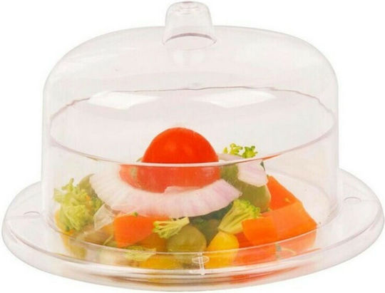 BigBuy Disposable Plastic PS Tableware for Cold Transparent 6pcs