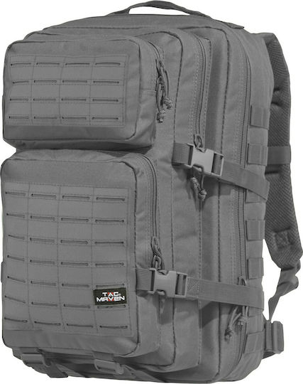 Tac Maven Laser LG Military Backpack Backpack made of Polyester Gray 52lt