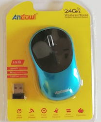 Andowl AN-185 Wireless Ergonomic Mini Mouse Tur...