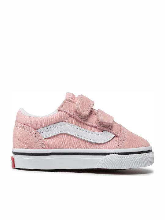 Vans Old Skool V Kids Sneakers with Hoop & Loop...