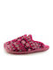 Adam's Shoes Winter Damen Hausschuhe in Fuchsie Farbe