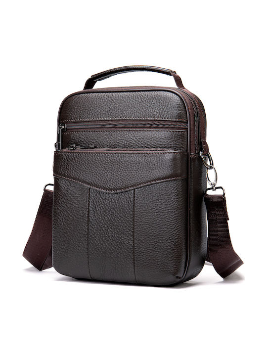 Leather Men's Bag Shoulder / Crossbody Brown