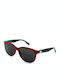 Lacoste Women's Sunglasses with Red Plastic Frame and Gray Lens L3603S-615