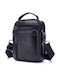 DJB 222 Leather Men's Bag Shoulder / Crossbody Black