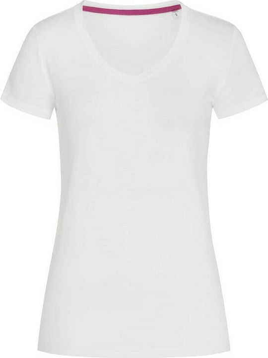 Stedman Claire Women's Short Sleeve Promotional T-Shirt White