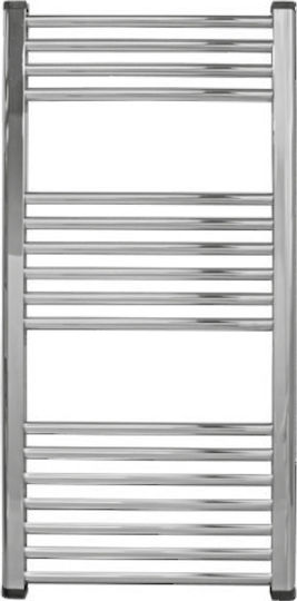 Elegant Straight Towel Rail Bathroom 1200x400 558kcal/h Silver